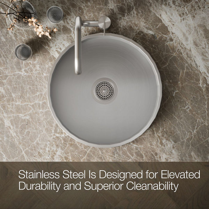 KOHLER K-3674 Brinx 18-3/4" top-mount single-bowl bar sink