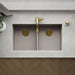 KOHLER K-36750 Billings 32-1/2" Undermount Double-bowl Kitchen Sink, Matte Taupe - Detail image of a product feature