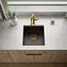 KOHLER K-36751 Billings 17-1/2" Undermount Bar Sink, Matte Brown - Shows close up detail of product in room