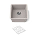 KOHLER K-36751 Billings 17-1/2" Undermount Bar Sink, Matte Taupe - 3/4 view of product