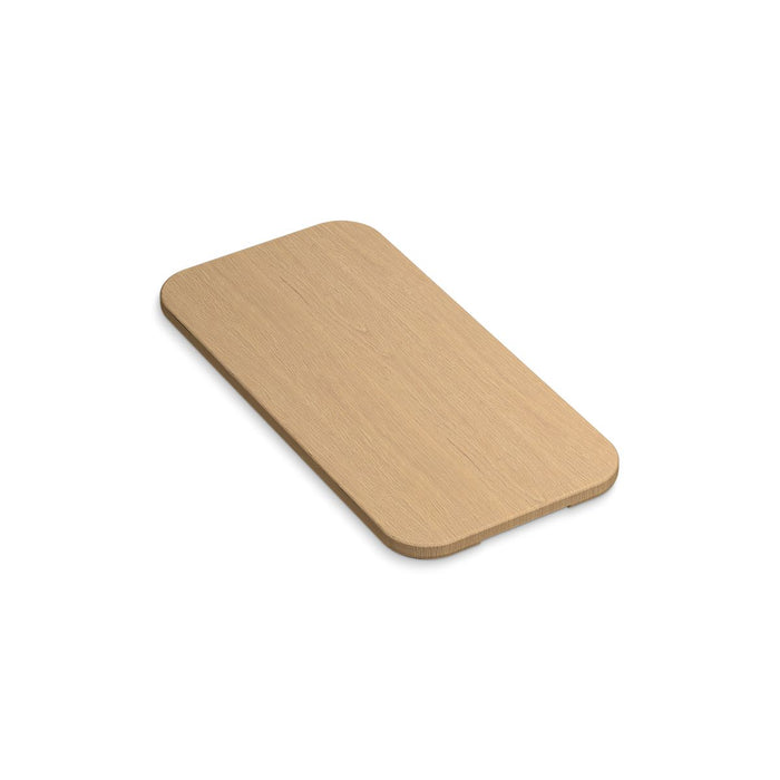 KOHLER K-36793 White Oak Cutting Board for Audrine Farmhouse Workstation Kitchen Sink - 3/4 view of product