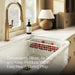 KOHLER K-36794 Wire Sink Basket for Audrine Farmhouse Kitchen Sink, Dune - Products in use in close room view
