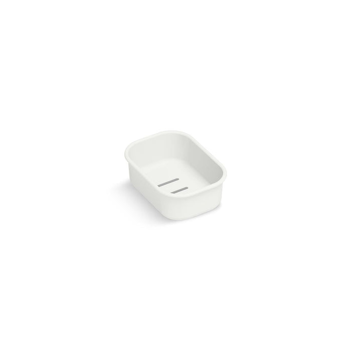 KOHLER K-36795 Colander for Audrine Kitchen Sink, Cloude White - 3/4 view of product
