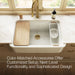 KOHLER K-36795 Colander for Audrine Kitchen Sink, Dune - close-up view of product detail