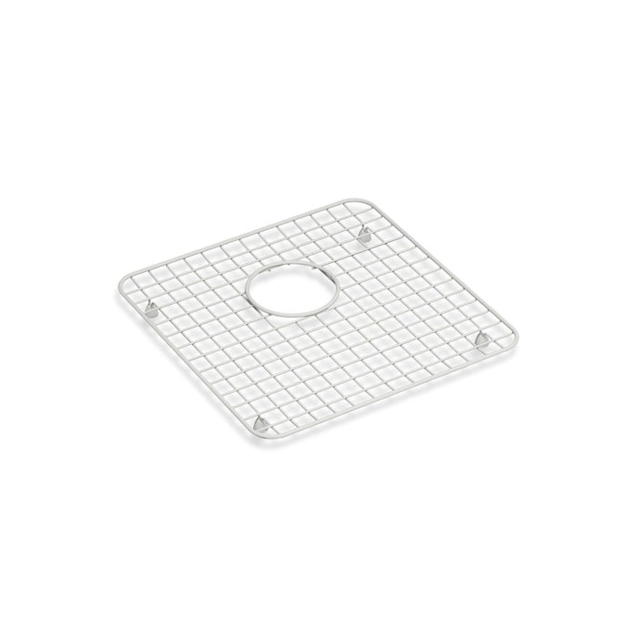 KOHLER K-37651 Sink Rack for Audrine Kitchen Sink, Cloude White - 3/4 view of product