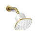 KOHLER K-37722-G Cinq Square single-function filtered showerhead, 1.75 gpm, vibrant brushed moderne brass - view 3