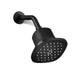 KOHLER K-37722-Y Cinq Square single-function filtered showerhead, 2.5 gpm, matte black