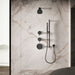 KOHLER K-37722-Y Cinq Square single-function filtered showerhead, 2.5 gpm, matte black - view 2