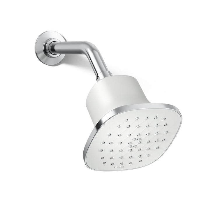 KOHLER K-37722-Y Cinq Square single-function filtered showerhead, 2.5 gpm, polished chrome - view 3