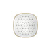 KOHLER K-37722-Y Cinq Square single-function filtered showerhead, 2.5 gpm, vibrant brushed moderne brass - view 5