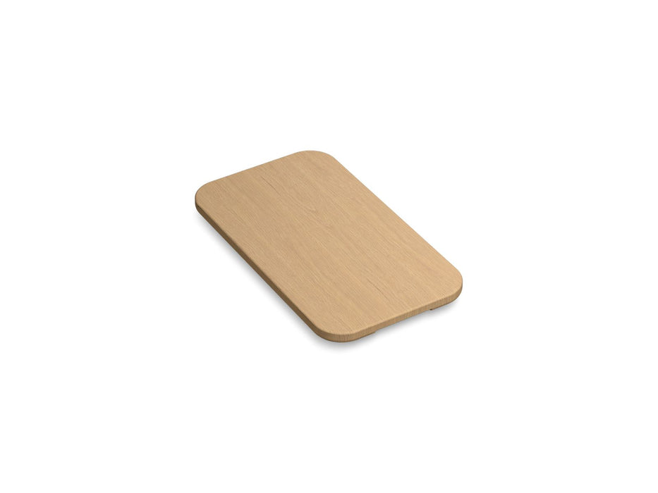 KOHLER K-37818 White Oak Cutting Board for Audrine Kitchen Sink - 3/4 view of product