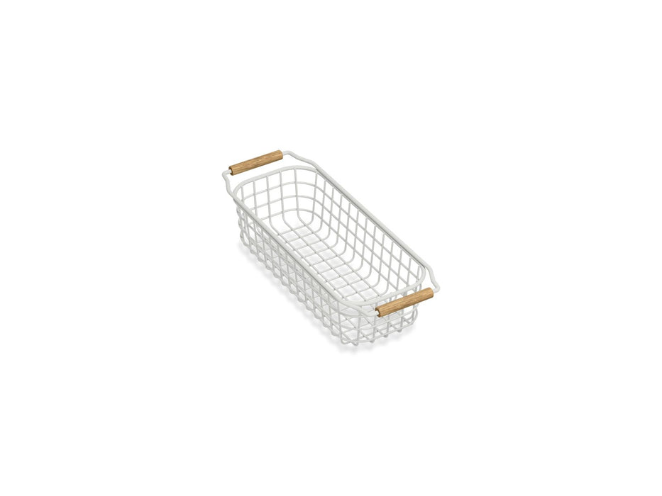 KOHLER K-37819 Wire Sink Basket for Audrine Kitchen Sink, Cloude White - 3/4 view of product