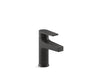 KOHLER K-37885-4 Taut Single-handle bathroom sink faucet, 1.2 gpm, matte black