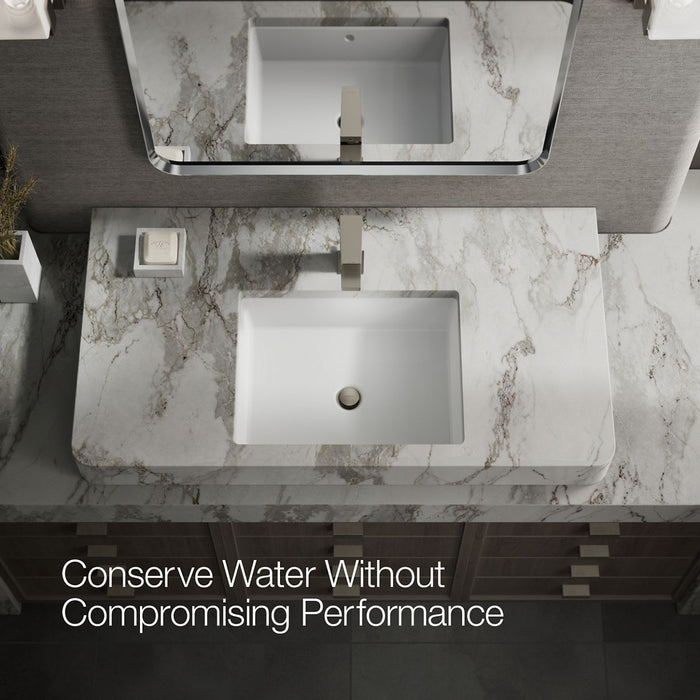 KOHLER K-37890-4N Honesty Single-handle bathroom sink faucet, 0.5 gpm, vibrant brushed nickel - view 3