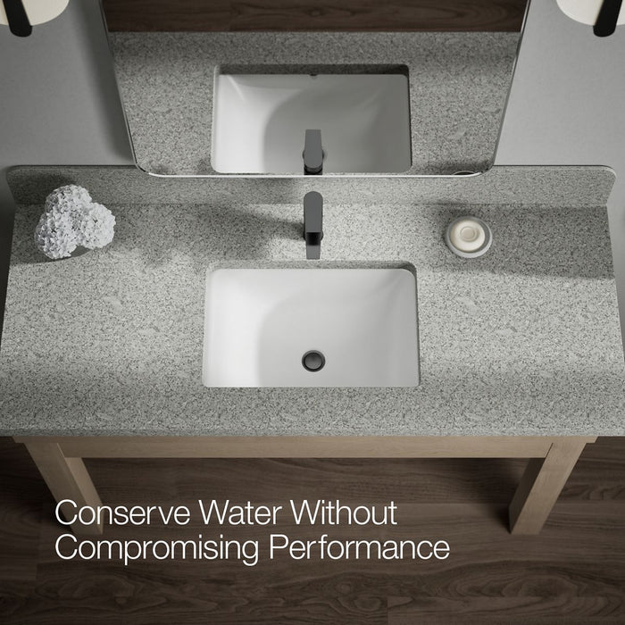 KOHLER K-37891-4 Hint Single-handle bathroom sink faucet, 1.2 gpm, matte black - view 5