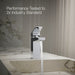 KOHLER K-37898-4K Honesty Single-handle bathroom sink faucet, 1.0 gpm, polished chrome - view 5