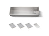 KOHLER K-37906 Synthos 57-3/4" undermount single-bowl kitchen sink, stainless steel