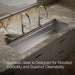KOHLER K-37906 Synthos 57-3/4" undermount single-bowl kitchen sink, stainless steel - view 5