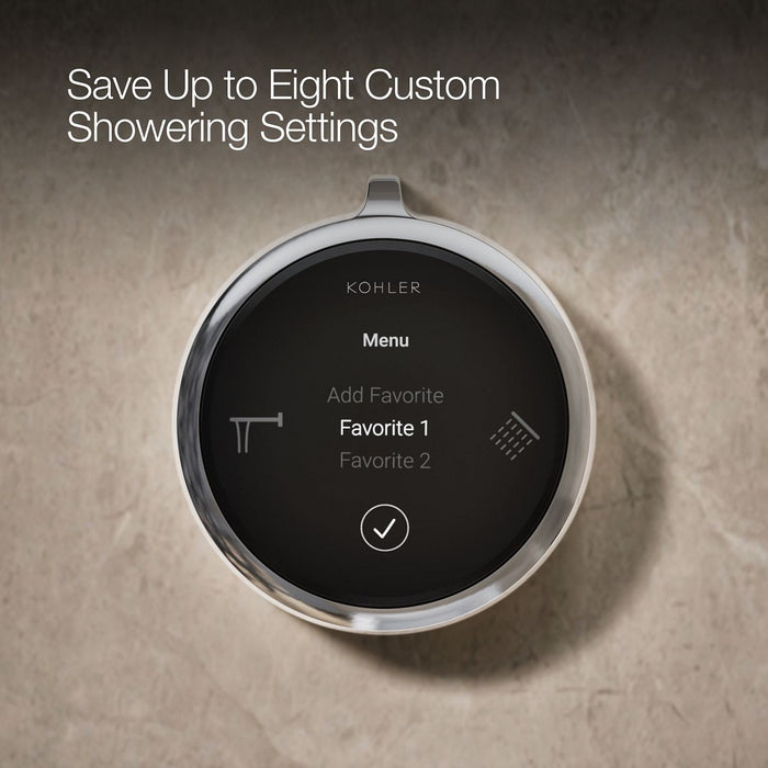 KOHLER K-37930 Anthem Duo Two-outlet bath/shower digital control, polished chrome - view 4