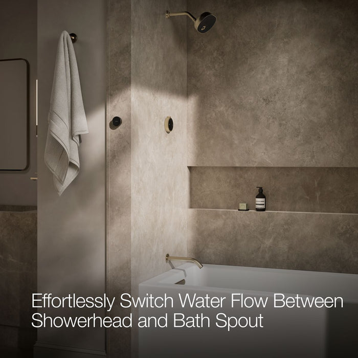 KOHLER K-37930 Anthem Duo Two-outlet bath/shower digital control, vibrant brushed bronze - view 5