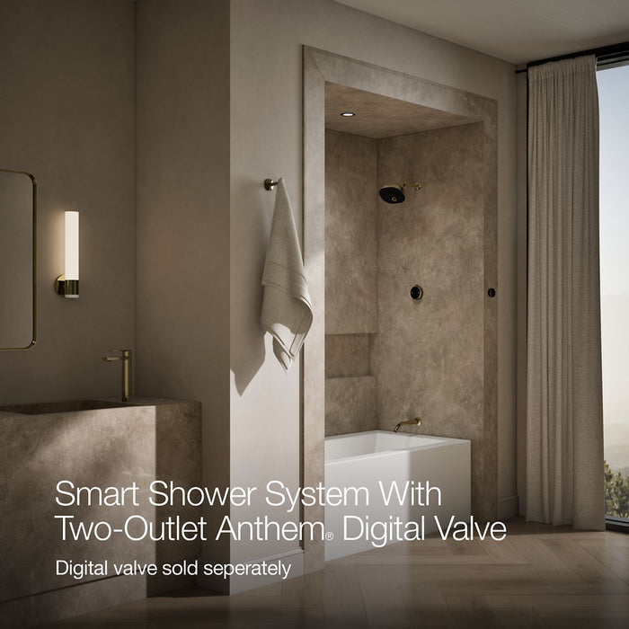 KOHLER K-37930 Anthem Duo Two-outlet bath/shower digital control