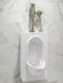 KOHLER K-38020-ET Portico Wall-hung Top Spud Urinal, 0.125 GPF