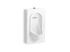 KOHLER K-38020-ET Portico Wall-hung Top Spud Urinal, 0.125 GPF, White - 3/4 view of product