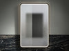 KOHLER K-38023-DLM Essential 22" x 34" rectangular lighted framed mirror, matte black - view 3