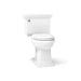 KOHLER K-3817-U Memoirs Stately Two-piece Elongated Toilet, 1.28 GPF, White - 3/4 view of product