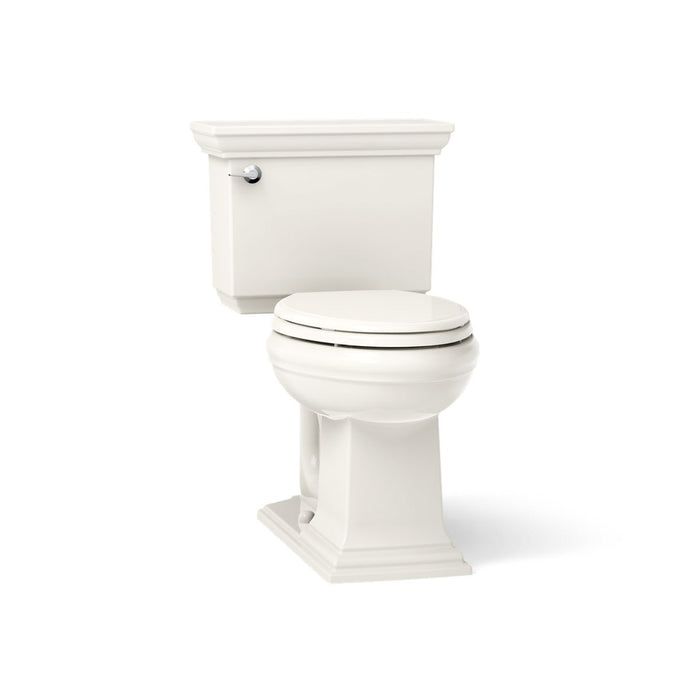 KOHLER K-3817 Memoirs Stately Two-piece Elongated Toilet, 1.28 GPF, Biscuit - 3/4 view of product