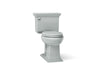 KOHLER K-3817 Memoirs Stately Two-piece Elongated Toilet, 1.28 GPF, Ice Grey - 3/4 view of product