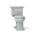 KOHLER K-3817 Memoirs Stately Two-piece Elongated Toilet, 1.28 GPF, Ice Grey - 3/4 view of product