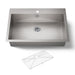 KOHLER K-3821-1 Vault 33" top-/undermount single-bowl kitchen sink, stainless steel - view 5