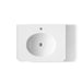 KOHLER K-38228-1 Claude 30" Rectangular Pedestal Bathroom Sink, White - top view of product