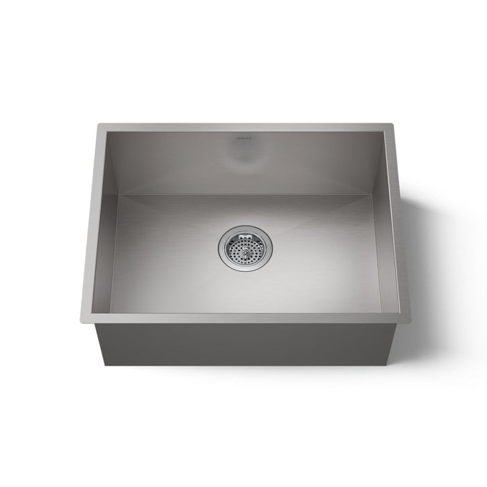 KOHLER K-3822 Vault 24" undermount single-bowl kitchen sink, stainless steel - view 4