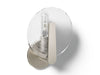 3/4 view of product with dimensions