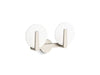 KOHLER K-38397-SC02 Hint Two-light sconce, brushed nickel