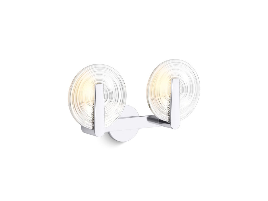 KOHLER K-38397-SC02S Hint Two-light sconce, polished chrome - view 2