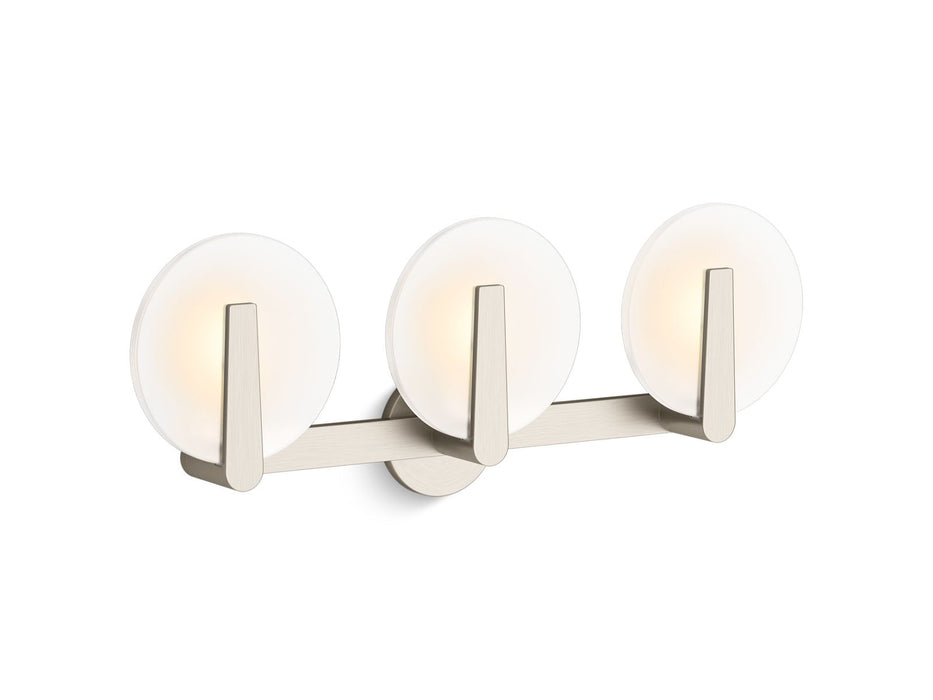 KOHLER K-38398-SC03 Hint Three-light sconce, brushed nickel - view 2
