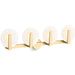 KOHLER K-38399-SC04 Hint Four-light sconce, brushed moderne brass - view 2