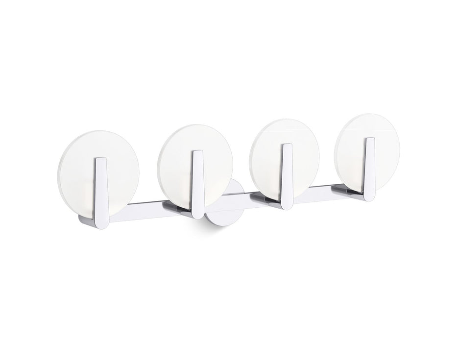 KOHLER K-38399-SC04 Hint Four-light sconce, polished chrome