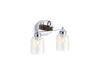KOHLER K-38417-SC02 Tannage Two-light sconce, polished chrome - view 2