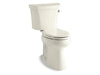 KOHLER K-3889-UR Highline Two-piece elongated toilet, 1.28 gpf, biscuit