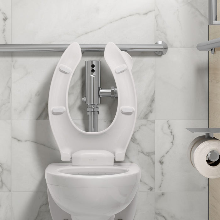 KOHLER K-39058-A Cleana Rebound Commercial Elongated Toilet Seat with Antimicrobial Agent