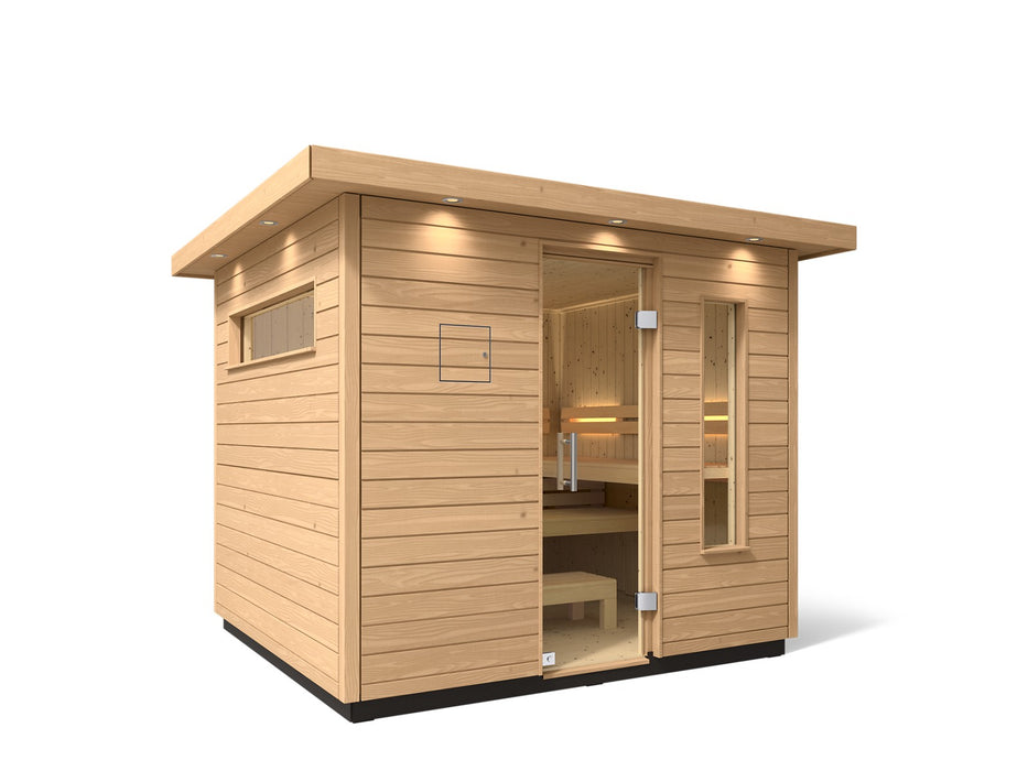 KOHLER K-39189-1FNC C2 Six-person outdoor sauna, douglas fir