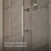 KOHLER K-39256-6L Elate 44-5/8"-47-5/8" W x 70-1/2" H Sliding Shower Door with 1/4"-thick Crystal Clear Glass, Anodized Brush
