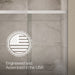 KOHLER K-39256-6L Elate 44-5/8"-47-5/8" W x 70-1/2" H Sliding Shower Door with 1/4"-thick Crystal Clear Glass, Bright Polishe
