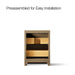 KOHLER K-39265 Statement 24" Bathroom Vanity Cabinet, Pale Oak - back view of product