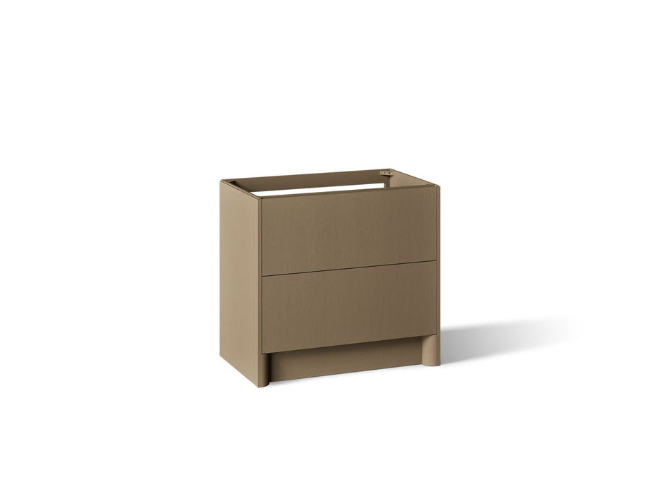 KOHLER K-39267 Statement 36" Bathroom Vanity Cabinet, Pale Oak - 3/4 view of product