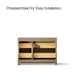 KOHLER K-39268 Statement 48" Bathroom Vanity Cabinet, Pale Oak - back view of product